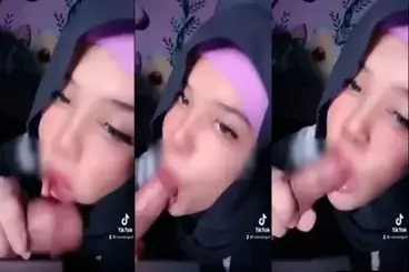 Arrazyny Hijab Sepong Kontol Pakai Dildo Nagih